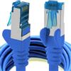 1aTTack.de 1m - blu - 1 pezzo - Rete Cavi Cat6a S-FTP CAT 6a doppia schermatura - certificato GHMT PIMF 500MHz / 7 CU rame non contiene alogeni compatibile con CAT5e CAT6 CAT7 CAT8 10000 Mbit/s