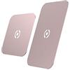 Celly GHOSTPLATERG Placche per Supporto da Auto Magnetico, Rosa/Oro