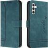 Lihondar Cover per Samsung Galaxy A34 5G, Custodia Samsung A34 5G Portafoglio, Flip Libro Wallet Case Antiurto Custodia in Pelle PU, Slot per Schede, con Magnetica a Scatto per Samsung A34 5G (Verde)
