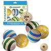 Schildkröt Set di Boccia in Legno | Certificato FSC | 6 Palline Colorate Boccia Plus Sfera Bersaglio | Gioco da Esterno per Giardino, Spiaggia e Parco | Gioco di abilità per Bambini e Famiglie