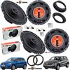 JBL EvoTuning Kit 4 Casse Altoparlanti JBL Stage2 624 Ant+Post per VW Tiguan