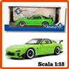 Solido Modellino auto statico modellini scala 1/18 MAZDA RX7 TYPE RS VERDE 1999 Solido