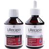 L R LR L-Recapin, set anti-caduta per capelli (tonico da 200 ml e shampoo da 200 ml) (etichetta in lingua italiana non garantita)