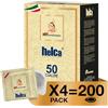 Passalacqua Caffè Helca - 200 Cialde ESE 44mm (4 confezioni da 50) | Tostatura Autentica Napoletana Miscela 55% Arabica |Intenso e Cremoso con Note di Cioccolato e Pane Tostato | Made in Italy