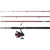 Penn Fierce IV Travel Spin Fishing Combo, Set di canna e mulinello per la pesca in mare; ottimo per Spinning, Inshore, Offshore, Surf, Facile da trasportare con la sua custodia rigida in cordura