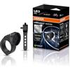 OSRAM LEDsBIKE COMPACT 50 SET, set di luci per bicicletta ricaricabili - anteriore e posteriore, omologato StVZO, compatibile con supporto Garmin, tre livelli di luminosità, 50 lux