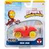 SPIDEY AND HIS AMAZING FRIENDS Spidey e i suoi Fantastici Amici SNF0231 - Veicolo in Metallo Iron Man, Giocattolo dai 3 Anni
