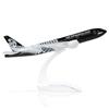 QIYUMOKE 1/400 New Zealand 777 modellino di aereo in metallo pressofuso per modellino di aereo Boeing 777 con supporto (6 pollici L), modellino di aereo in lega, regalo per appassionati di aviazione