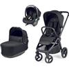 Peg Perego Trio City Loop Pro Con Lounge Recline - Peg Perego True Black