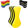 AQASKIN Freeflow Pullbuoy Nuoto Piscina da Allenamento per Gambe e Parte Superiore Del Corpo - Adulti - Unisex (Grigio/Nero, Quantità 2 pz)