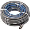 Ribimex Tubo Aria Compressa in PVC 15 m, Ø Interno 10 mm ed Esterno 17 mm, con Raccordo Automatico Femmina Universale e Raccordo Maschio Standard D, Pressione Max 20 Bar - PRTAR/RR1017