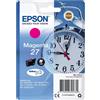 EPSON CARTUCCIA INCHIOSTRO MAGENTA DURABRITE ULTRA, SERIE 27/SVEGLIA