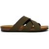 Dr.Scholl's SHOES Scholl Didier, Sandali Uomo, Intrecciato, Verde, 45 EU