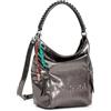 Desigual zaino per il tempo libero Arica Half Logo Backpack Big Dark Silver bronzo