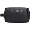 Tommy Hilfiger Donna Beauty Case Icon Washbag Mono con Cinturino, Nero (Black), Taglia Unica