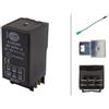 HELLA 4DN 008 768-151 Intermittenza di lampeggio, 12V, 6a... poli, elettronico, con supporto, con accessori