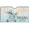 Tataway Parasole anteriore parabrezza auto Lilo & Stitch 130x70 cm - Protezione solare UV con grafica ufficiale Stitch su fondo lilla | Universale per bambini