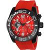 Invicta Pro Diver Orologio da Uomo in acciaio inossidabile con movimento Quarzo - 50mm, Rosso/Nero