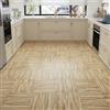 Decotalk Pavimento Adesivo Per Interni Effetto Legno Chiaro 30X30cm 3Pezzi 0.27m PVC Adesivo Pavimento Legno Chiaro Parquet Adesiva Pavimentos Cucina Camera da Letto Linoleum Pavimentos Parquet
