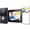 NIVIAN Videocitofono WiFi Intelligente Full HD con Monitor Touch 7, Installazione 2 Fili, Telecamera da Esterno 1080P IP65, Audio Bidirezionale, Registrazione MicroSD e Controllo Remoto App Tuya
