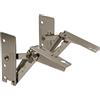 Gedotec Cerniera pieghevole - Grass Kinvaro T-57 | 1 coppia di raccordi pieghevoli sinistra + destra - metallo nichelato | meccanismo di rotazione automatica con 240 N