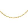 CARISSIMA Collana da Donna in Oro Giallo 9 ct con Catena Groumette Ritorta Diamond Cut da 1,2 mm di Lunghezza 46 cm/18 Pollici