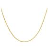 CARISSIMA Collana da Donna in Oro Giallo 9 ct con Catena Groumette Ritorta Diamond Cut da 1,2 mm di Lunghezza 41 cm/16 Pollici