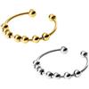 Purelei Antistress Anello Set Shade (oro, argento) - Anello antistress donna in acciaio inossidabile resistente - Waterproof - Misura 50-60 - Anelli di moda per il tuo look personalizzato