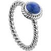 Nenalina Anello in argento Sterling 925 fatto a mano con lapislazzuli blu 212999-003
