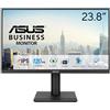 ASUS VA249QGS Business Monitor da 23,8, Full HD IPS (1920x1080), 1ms (MPRT), 120Hz, HDMI, DisplayPort e VGA, Senza Cornice e Sfarfallio, Tecnologia Low Blue Light, Design Ergonomico, Nero