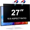 LUSA DESIGN Filtro magnetico per la privacy dello schermo da 27 pollici per monitor 16:9, antiriflesso anti-luce blu 27, pellicola protettiva per la privacy, schermo rimovibile per computer monitor