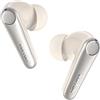 EarFun Air Pro 3 Cuffie Auricolari con Cancellazione del Rumore, Suono Qualcomm® aptX™ Adaptive, 6 Microfoni, Bluetooth 5.3, Connessione Multipoint, 45H Autonomia, EQ via App, Bianco