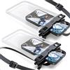 YOSH IPX8 Grande Custodia Impermeabile Smartphone per Telefoni Grandi, 8,5 | 2 Pezzi Custodia Subacquea per Spiaggia Piscina, Cover Impermeabile per iPhone 17 16 15 14 Pro Max Samsung S26 S25 S24 Ultra