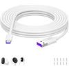 ACOCOBUY 5m Lungo Cavo USB Tipo C per Mi Magnetic Mount Telecamera di Sorveglianza