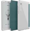 TUDIA SKN FLIP V2 compatibile con Cover Onyx Boox Palma 2 - [Tecnologia di accensione/spegnimento automatico avanzata] Custodia in pelle testurizzata trasparente antiurto (Turchese)