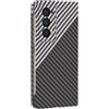 COQUE per Honor Magic V2, le custodie pieghevoli per telefoni Honor Magic V2 Carbon Series Flip Series(argentato)