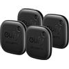 eufy Security SmartTrack Link (nero, confezione da 4) Key Finder compatibile con Apple Find My (iOS) Bluetooth Tracker per auricolari e localizzatore di bagagli
