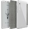 TUDIA SKN FLIP V2 compatibile con Cover Onyx Boox Palma 2 - [Tecnologia di accensione/spegnimento automatico avanzata] Custodia in pelle testurizzata trasparente antiurto (Grigio)