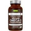 Igennus Healthcare Nutrition Igennus Omega 3 Vegano in Trigliceridi Naturali con Astaxantina, Olio di Alghe con DHA ed EPA ad Alta Biodisponibilità, 1344 mg di Omega-3 ad Alta Concentrazione, Purezza Certificata IOAS, 60 Capsule