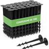 GARDENIX 100 pezzi TerraPEG, ancoraggio da per giardino per tessuto, Extra Forte