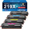 MYCARTRIDGE Sostituzione per HP 219X Toner per HP 219A 219X per HP Color Laserjet Pro MFP 3302FDWG Toner per MFP 3302SDWG 3302FDNG Toner per W2190X W2191X W2192X W2193X (4 Pack)