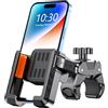 CIRYCASE Porta Cellulare Moto, [Non Bloccare La Fotocamera] Cellulare Bici Portabici da Tetto, Super Robusto Supporto Telefono Moto a Clip, Supporti per Biciclette dvd per iPhone e Cellulari da 4,7-7"