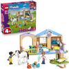 LEGO Friends Clinica Veterinaria Giocattolo per Animali - Gioco Didattico con Stalla per Cavalli, 2 Mini Bamboline, Cagnolino, Coniglietto, Gatto e Accessori - Regalo per Bambine da 4 Anni in su 42696