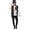 SMIFFYS Costume Pop Star anni '80, Multicolorato, con top, gilet, cappello e trecce Halloween