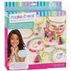 Make It Real Kit Bracciale Fai da Te con Perline Fluo - Gioielli dell'Amicizia per Bambine - Lavoretti creativi per Bambini