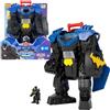 Imaginext DC Super Friends - Robot Volante di Batman, alto 36+ cm con luci e suoni, personaggio Batman, lanciatore e dischi inclusi, giocattolo per bambini, 3+ anni, JDL03