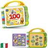 VTech Libro Illustrato Bilingue 100 Animali per Bambini 2-5 Anni