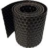 workingHOUSE Rotolo Frangivisto in Polyrattan per Recinzione Esterna - Strisce Resistenti alle Intemperie per Recinzioni, Balconi e Terrazze - Facili da Installare - 255 cm x 19 cm (1, Marrone Scuro)