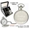 Orologio Tasca Personalizzato Inciso Pocket Fob Regalo