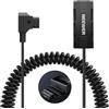 NEEWER Adattatore Batteria Fittizia Bifacciale con Display, Caricatore Splitter USB C a D Tap Compatibile con Atomos Ninja Shinobi Monitor DJI SDR Trasmettitore Video Sony NP-F970/750/550, VP-F550X2